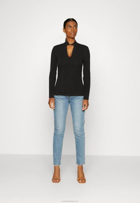 mujer top de manga larga negro Anna Field 84Z8573