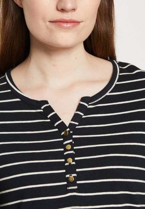 mujer top de manga larga negro blanco Anna Field 84Z8531