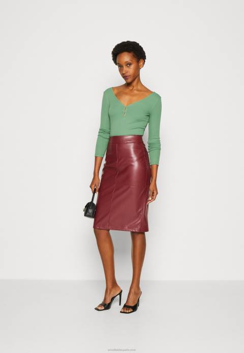 mujer top de manga larga verde Anna Field 84Z8514