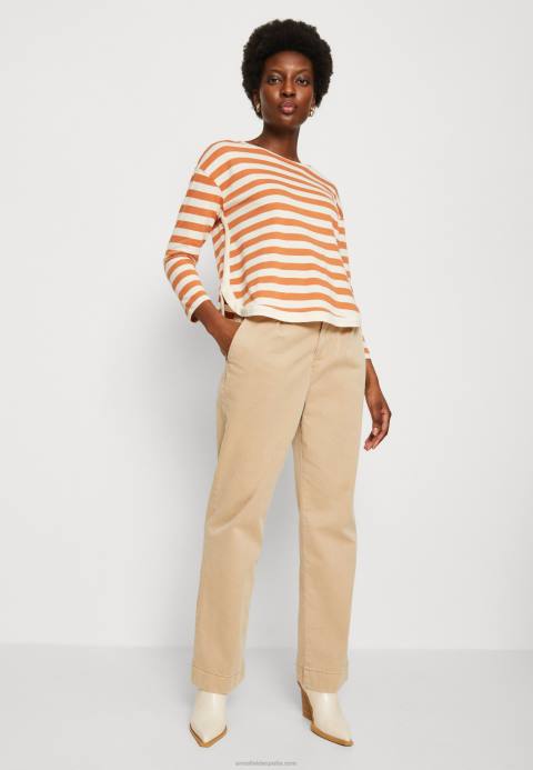 mujer top manga larga blanco/albaricoque Anna Field 84Z8558