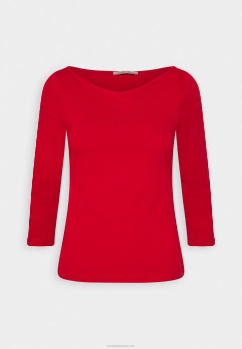 mujer top manga larga rojo oscuro Anna Field 84Z8555