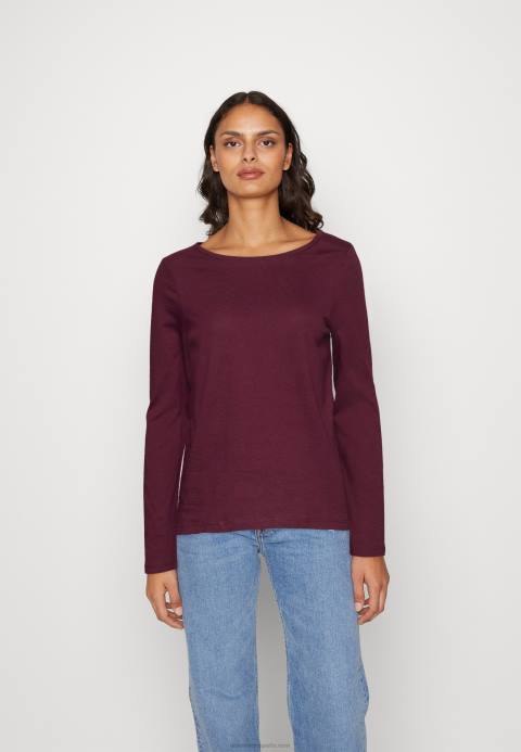 mujer top manga larga rojo oscuro Anna Field 84Z8567