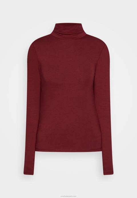 mujer top manga larga rojo oscuro Anna Field 84Z8582