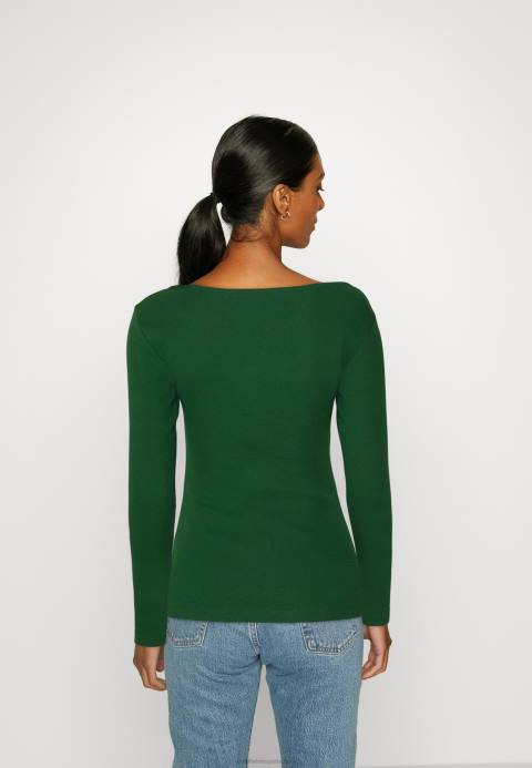 mujer top manga larga verde oscuro Anna Field 84Z8538