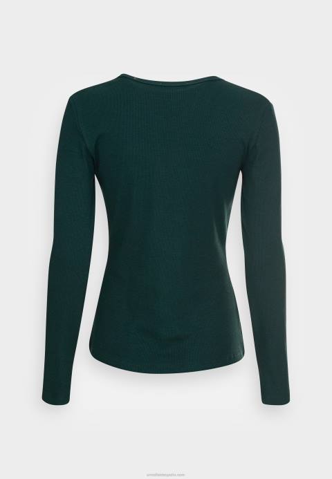 mujer top manga larga verde oscuro Anna Field 84Z8553