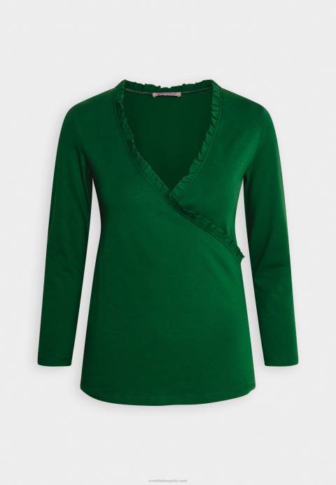 mujer top manga larga verde oscuro Anna Field 84Z8576