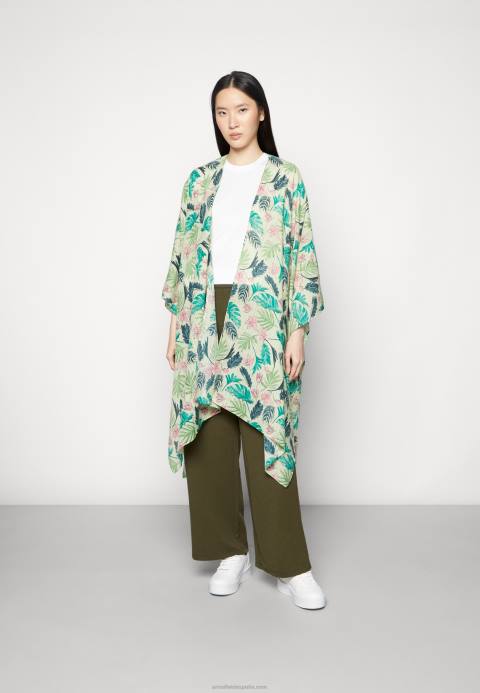 mujer capa verde Anna Field 84Z8720