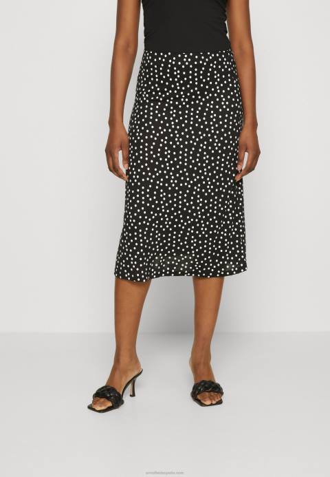 mujer falda acampanada negra Anna Field 84Z8790