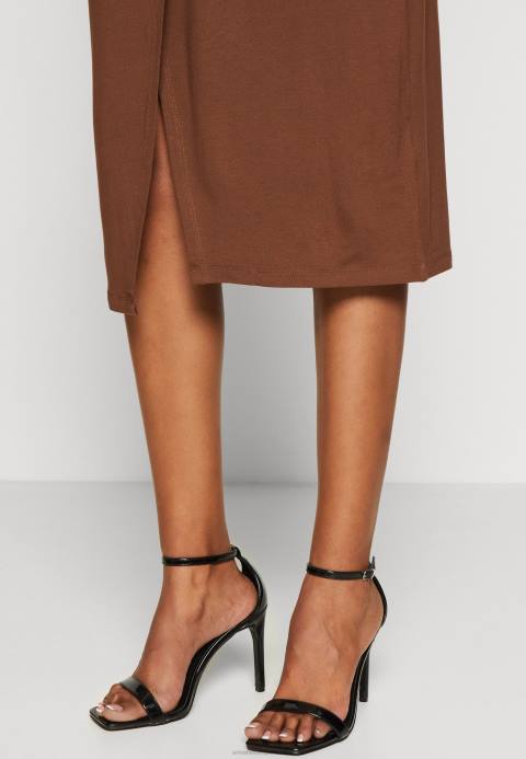 mujer falda cruzada marrón oscuro Anna Field 84Z8814