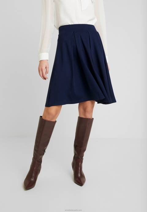 mujer falda evasé azul marino Anna Field 84Z8772