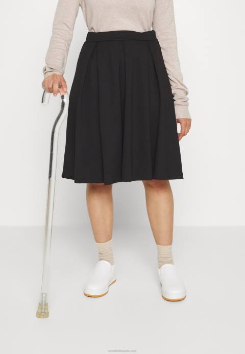 mujer falda plisada negra Anna Field 84Z8779