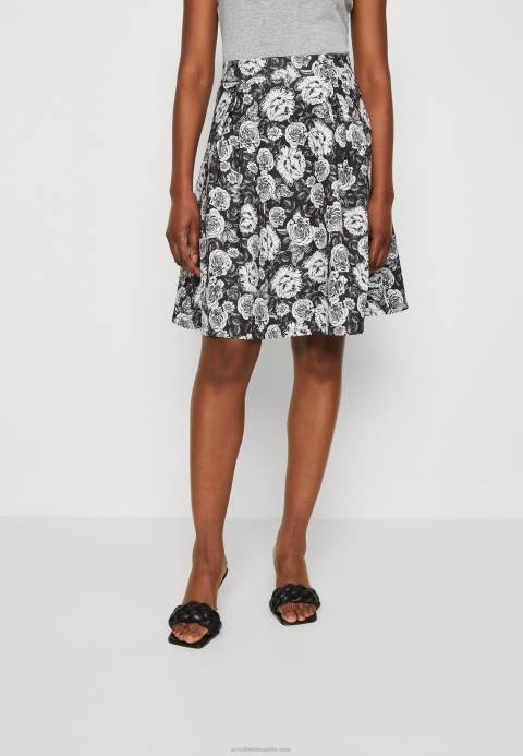 mujer falda plisada negra/blanca Anna Field 84Z8777