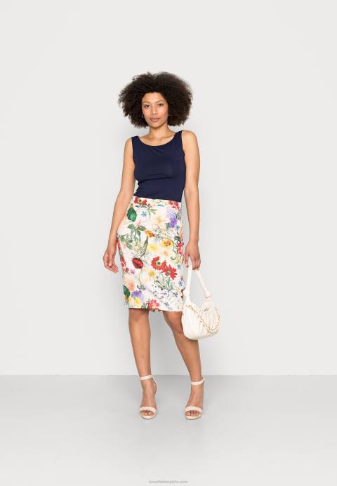 mujer falda tubo rosa claro/multicolor Anna Field 84Z8798