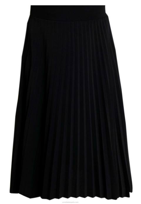 mujer minifalda acampanada plisada falda acampanada negra Anna Field 84Z8776