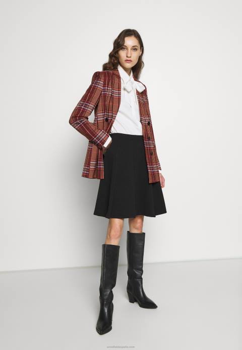 mujer minifalda basica evasé minifalda negra Anna Field 84Z8791