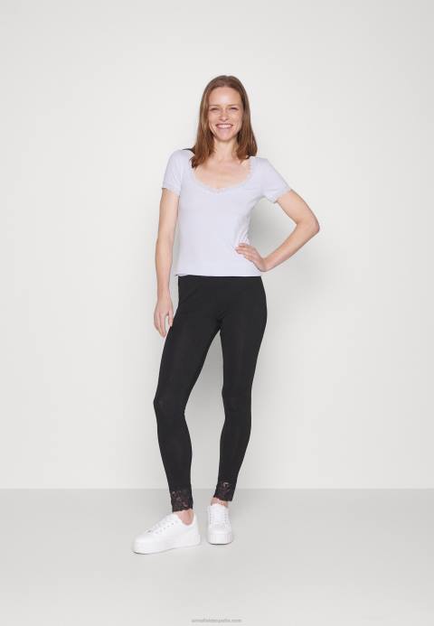 mujer Pack de 2 pantalones leggins negro/azul oscuro Anna Field 84Z8657