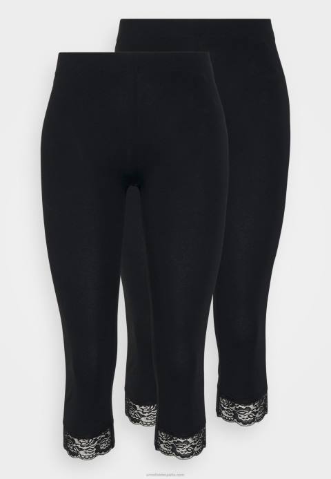 mujer Pack de 2 pantalones leggins negros Anna Field 84Z8656