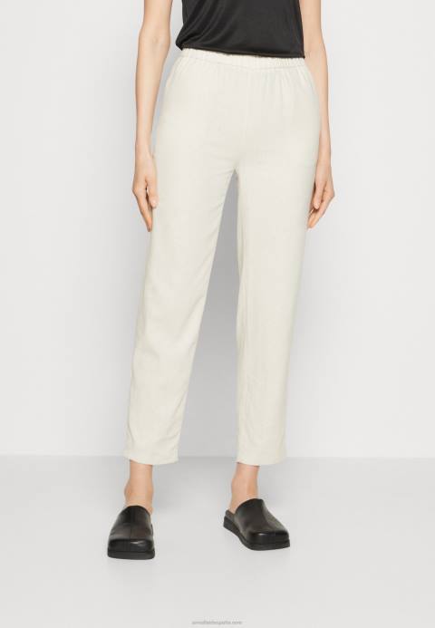 mujer Pantalón de mezcla de lino beige Anna Field 84Z8604