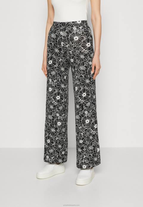 mujer pantalón negro/blanco Anna Field 84Z8624
