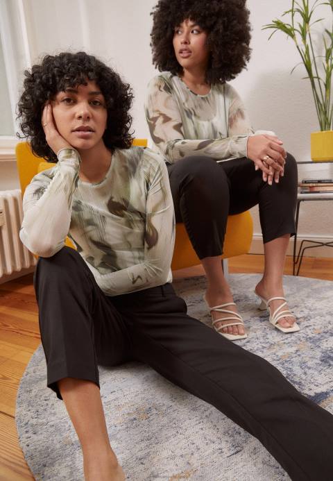 mujer pantalones chinos negros Anna Field 84Z8597