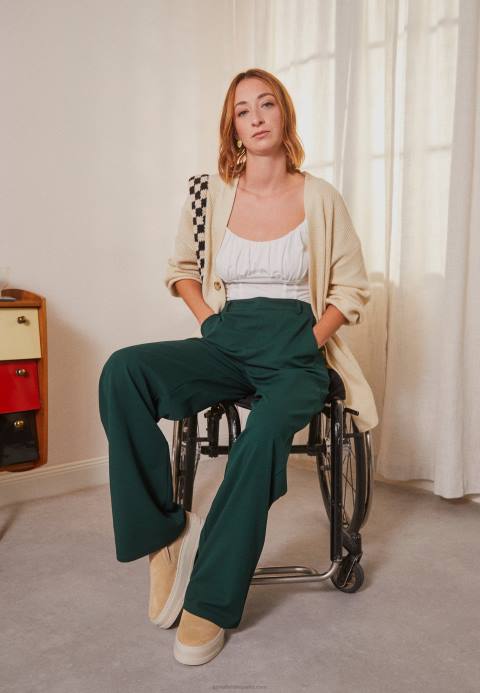 mujer pantalones verde oscuro Anna Field 84Z8650