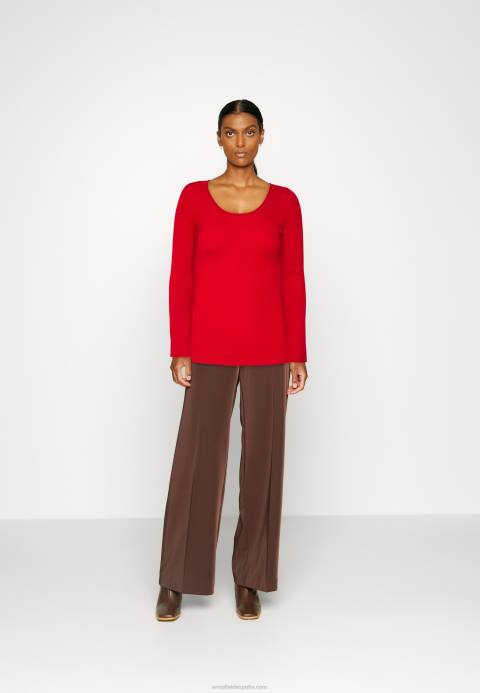 mujer jersey rojo con detalle de botones Anna Field 84Z8842