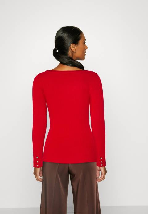 mujer jersey rojo con detalle de botones Anna Field 84Z8842