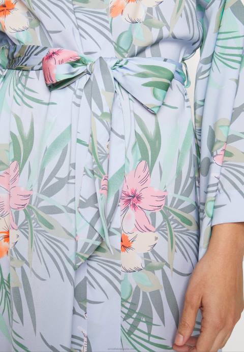 mujer bata floral bata azul Anna Field 84Z81090