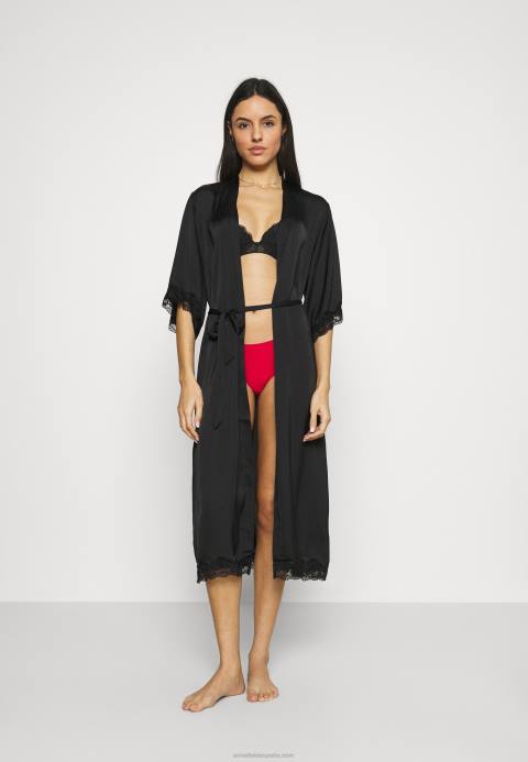 mujer bata negra Anna Field 84Z81083