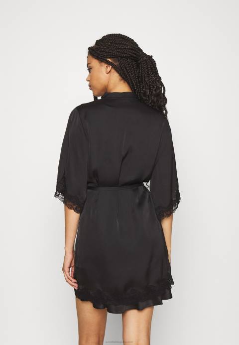 mujer bata negra Anna Field 84Z81085