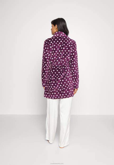 mujer bata rojo oscuro/beige Anna Field 84Z81091