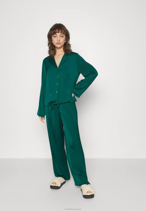 mujer caja de regalo pj set pijama verde Anna Field 84Z81064