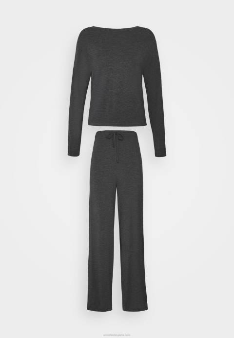 mujer conjunto de pijama gris oscuro Anna Field 84Z81071