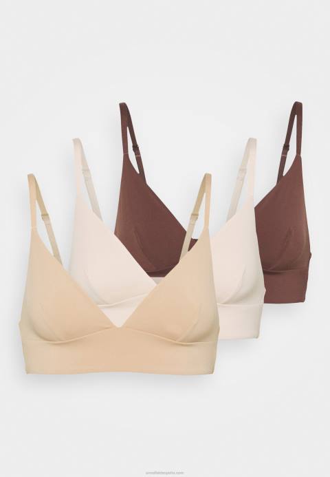 mujer 3pp bralette triángulo sujetador nude Anna Field 84Z8950