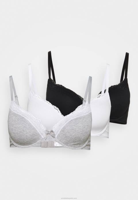 mujer Pack de 3 sujetadores con aros gris Anna Field 84Z8945