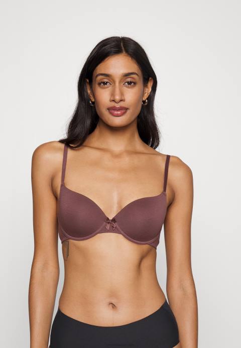 mujer Pack de 3 sujetadores tipo camiseta negro/nude/marrón Anna Field 84Z8944