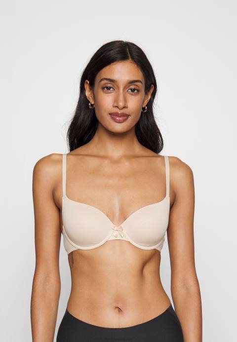 mujer Pack de 3 sujetadores tipo camiseta negro/nude/marrón Anna Field 84Z8944