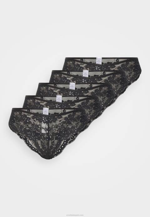 mujer Pack de 5 calzoncillos negros Anna Field 84Z8997
