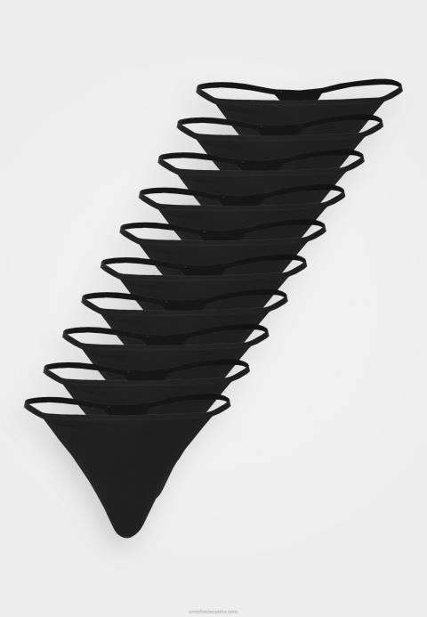 mujer cody 10pp algodón tanga tanga negro Anna Field 84Z8986