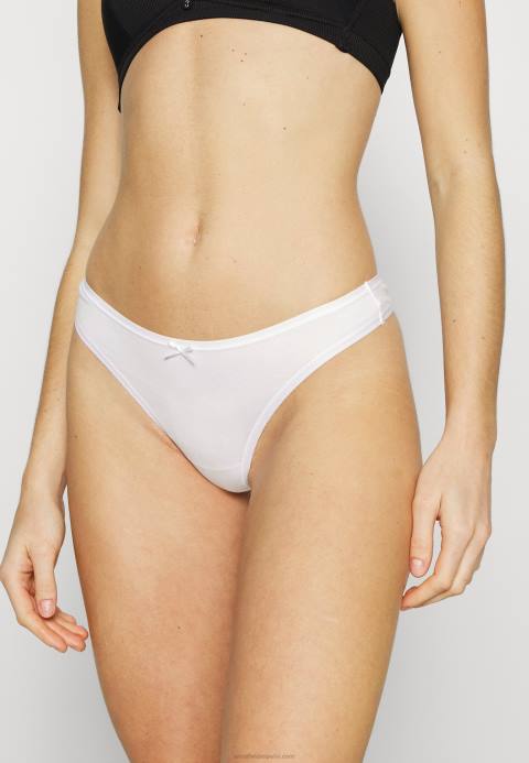 mujer tanga georgina 7pp tanga algodon negro/blanco Anna Field 84Z8979
