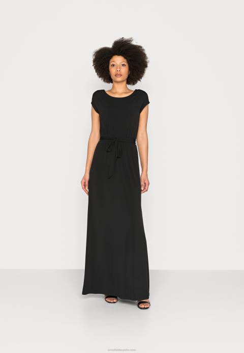 mujer maxi vestido negro Anna Field 84Z8221