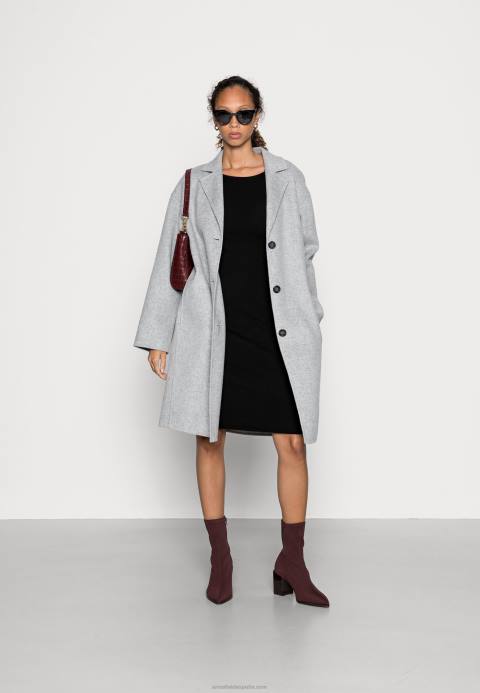 mujer offener rcken bodycon mini strickkleid vestido recto negro Anna Field 84Z8193