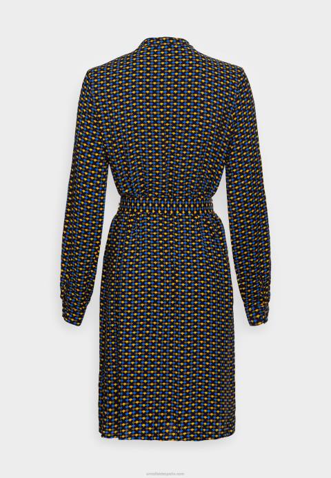 mujer vestido camisero azul/amarillo Anna Field 84Z881