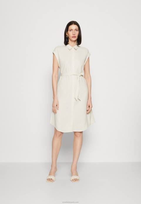 mujer vestido camisero beige Anna Field 84Z882