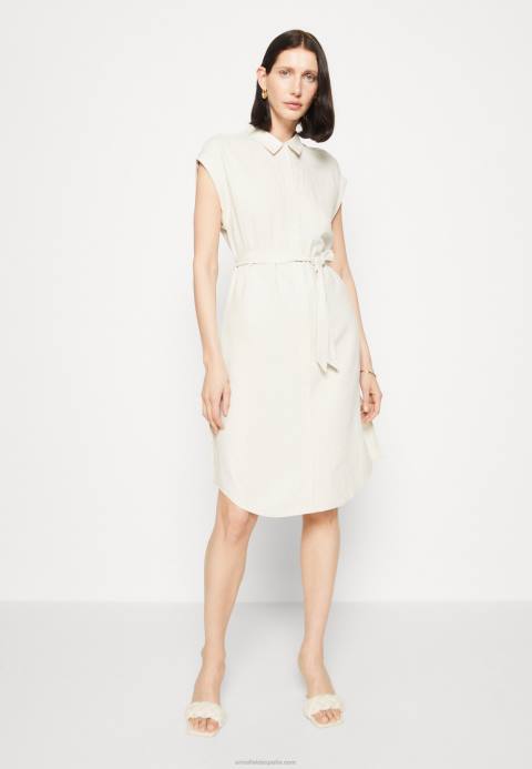 mujer vestido camisero beige Anna Field 84Z882