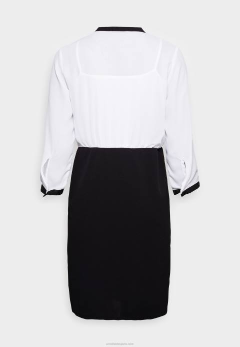 mujer vestido camisero negro/blanco Anna Field 84Z887