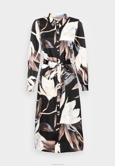 mujer vestido camisero negro/multicolor Anna Field 84Z893