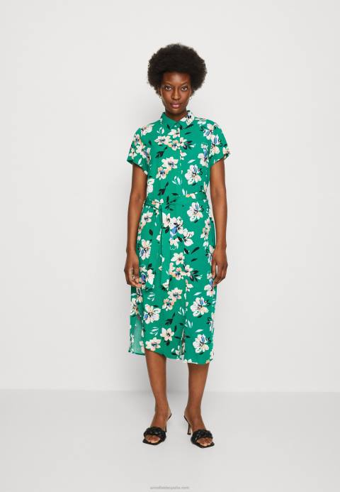 mujer vestido camisero verde/rosa Anna Field 84Z889