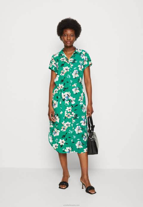 mujer vestido camisero verde/rosa Anna Field 84Z889