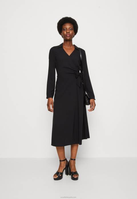 mujer vestido de día negro Anna Field 84Z821